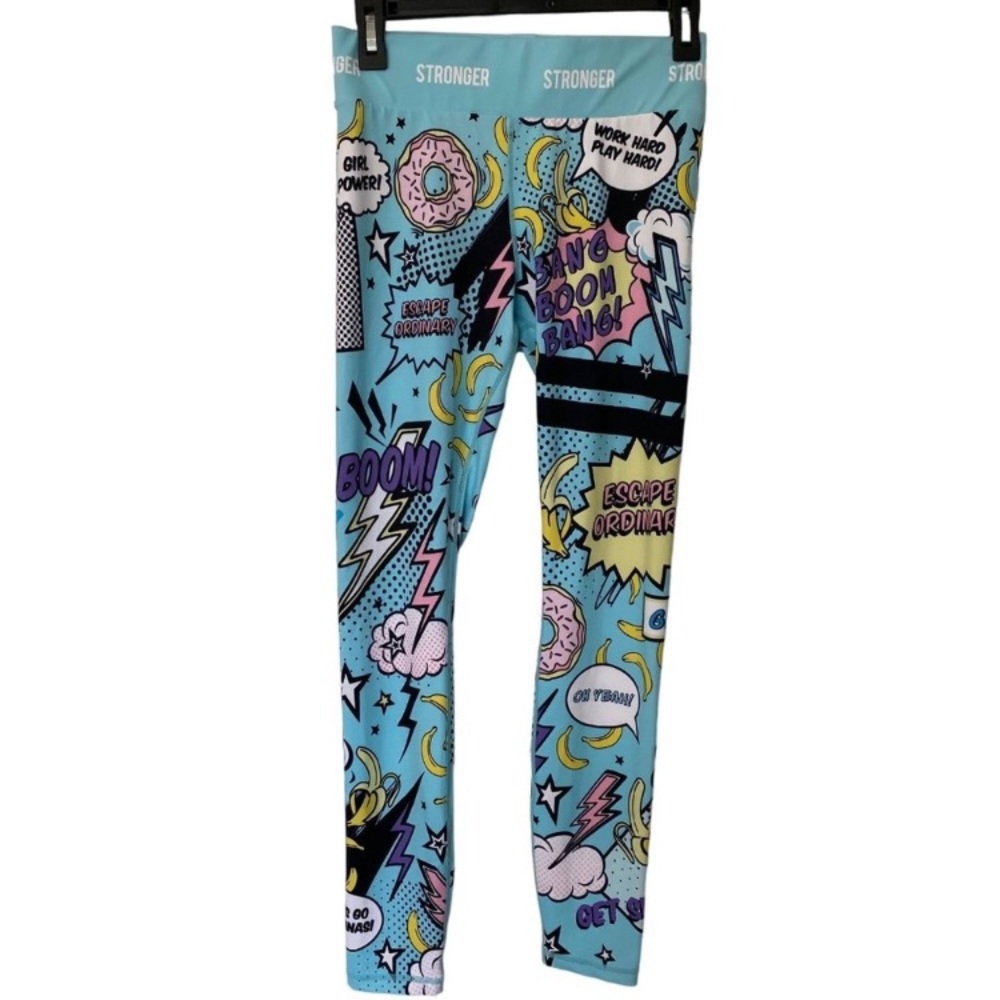 STRONGER ice cream bananas leggings - Picture 4 of 4